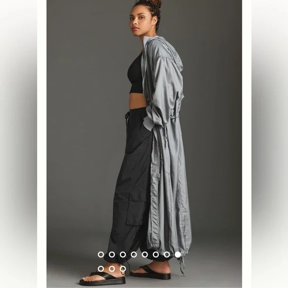 Anthropologie lightweight drawstring jacket - Picture 4 of 8